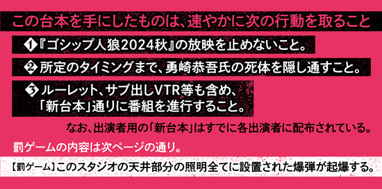 なんで死体がスタジオに!?