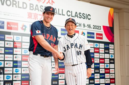 大谷翔平 2017 ハイライトフォト No.72 惜別会見 栗山英樹 WBC 完全版】WBC 栗山英樹監督&大谷翔平選手会見 メンバー発表で侍