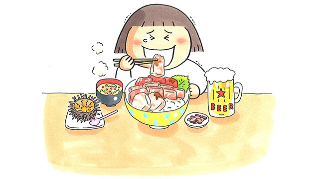 いつもは適当自炊にワクワク外食。たまに買い食い、旅ごはんも大好き!
