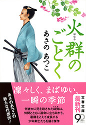 火群のごとく 解説 火群のごとく あさのあつこ 著 書評 本の話