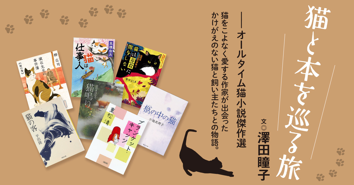 澤田瞳子さんが選ぶ10冊 猫小説傑作選 表紙にもいろんな表情の猫がたくさん 特集 文藝春秋books