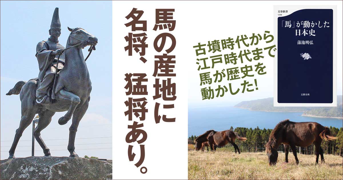 馬 の伝来が歴史を変えた 馬 が動かした日本史 蒲池 明弘 インタビュー 対談 本の話